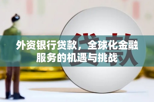 调兵山外资银行贷款，全球化金融服务的机遇与挑战